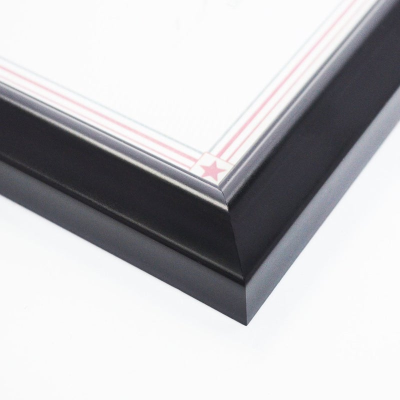 PETAFLOP 8.5x11 Certificate Frame, Black Picture Diploma Degree Document Frames with Real Glass Front, Wall or Tabletop Vertically or Horizontally Display, 4 Pack - Image 4